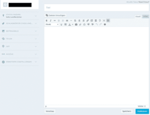 créer un billet de blog