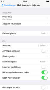 instructions pour l'iphone