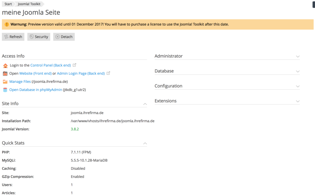 plesk_joomla_toolkit_overview