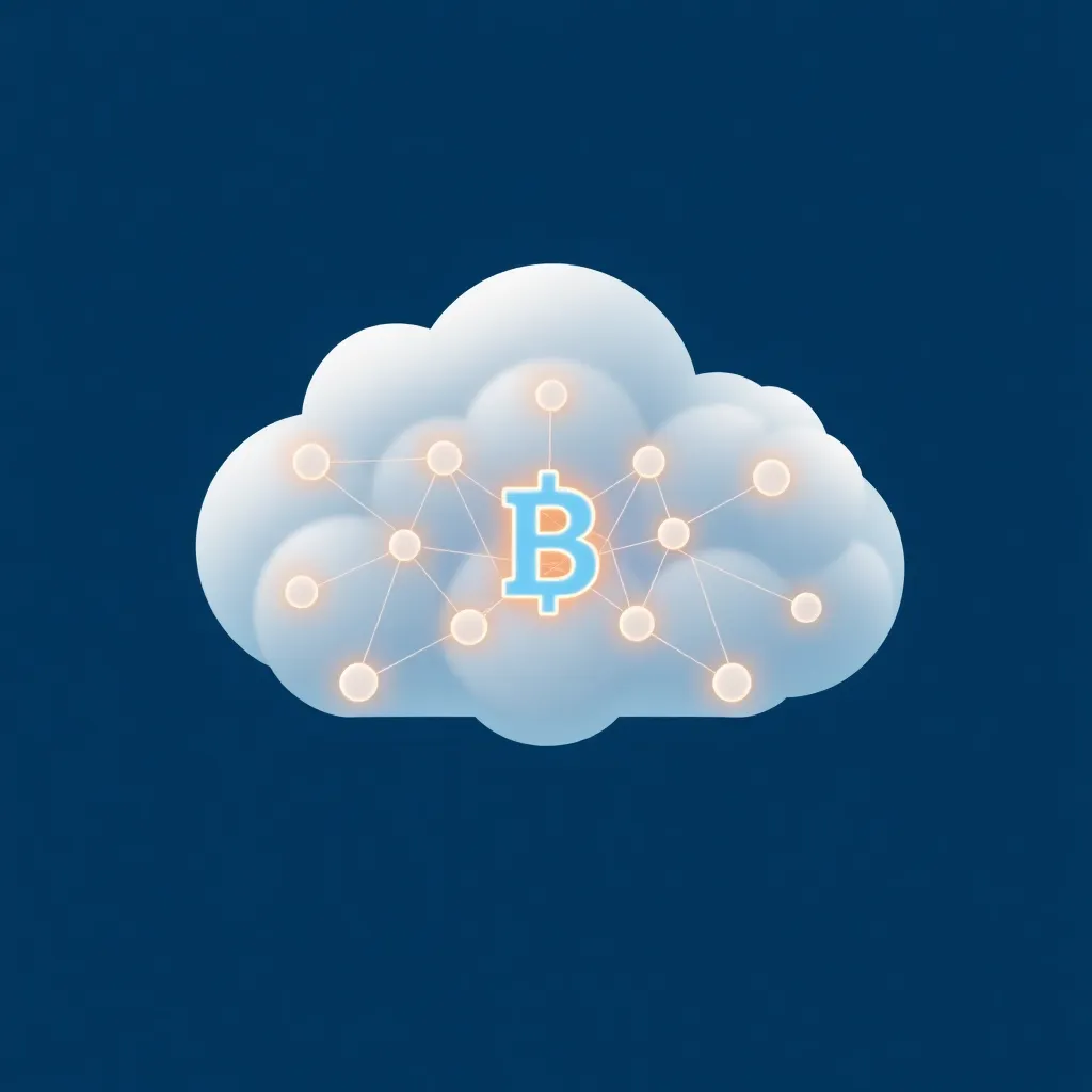Visualisation d'un réseau Blockchain-as-a-Service basé sur le cloud avec des nœuds connectés