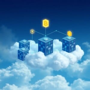 La technologie blockchain intégrée dans un environnement de cloud computing