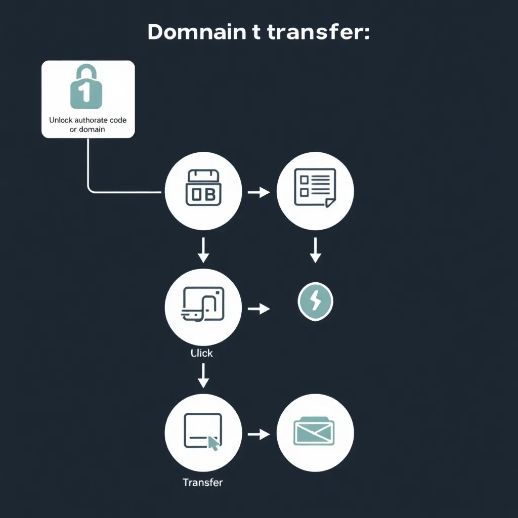 Organigramme du processus de transfert de domaine