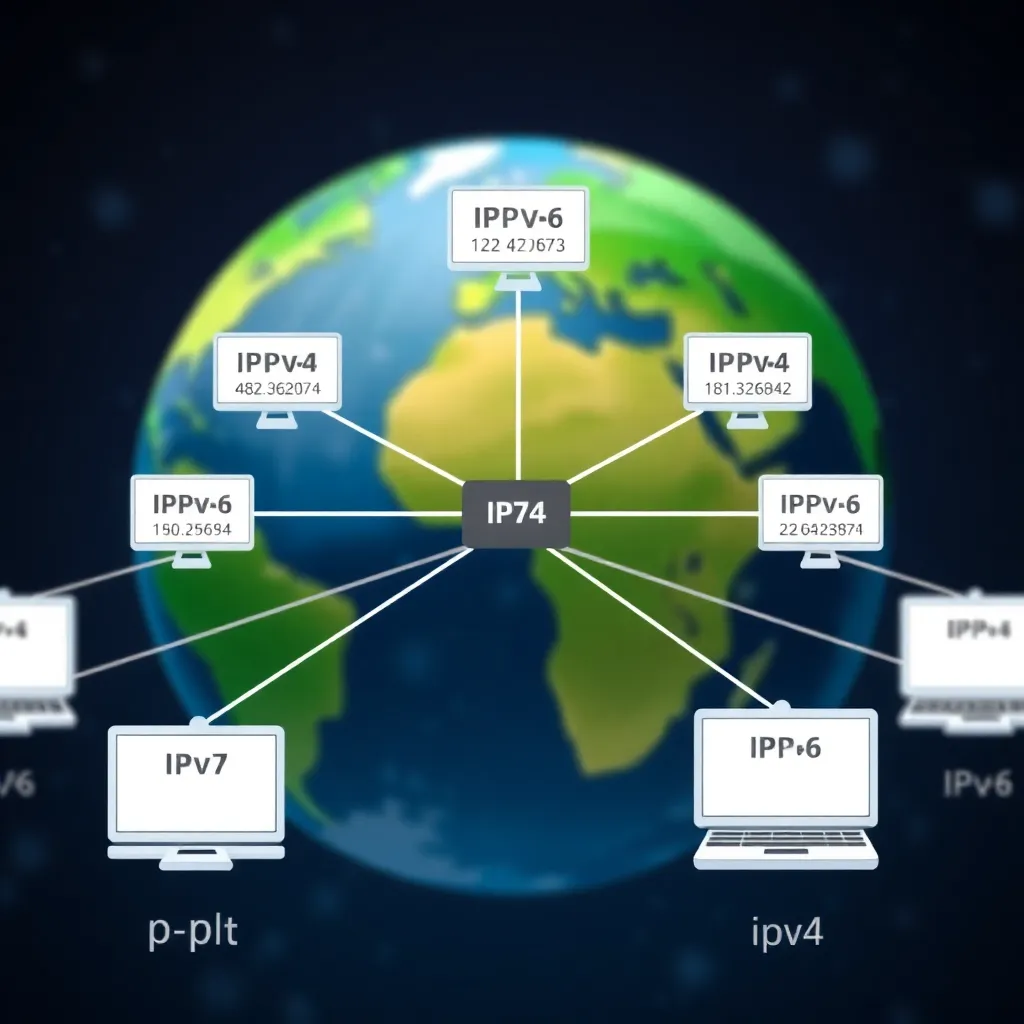 Diagramme du réseau avec les appareils connectés et les adresses IP