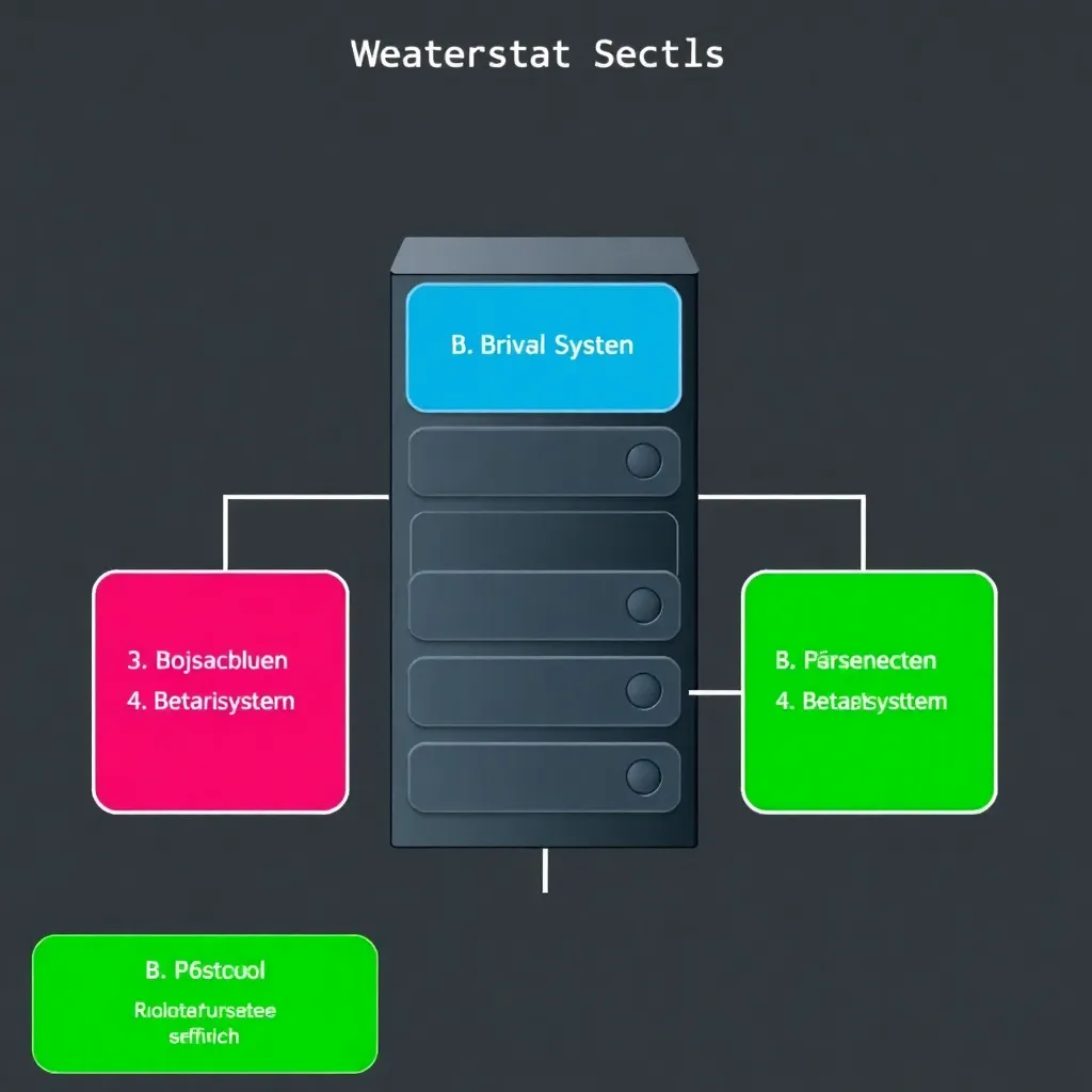 Représentation schématique d'un serveur privé virtuel (VPS) avec plusieurs instances isolées