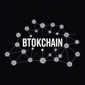 Représentation abstraite de la technologie blockchain dans l'hébergement web
