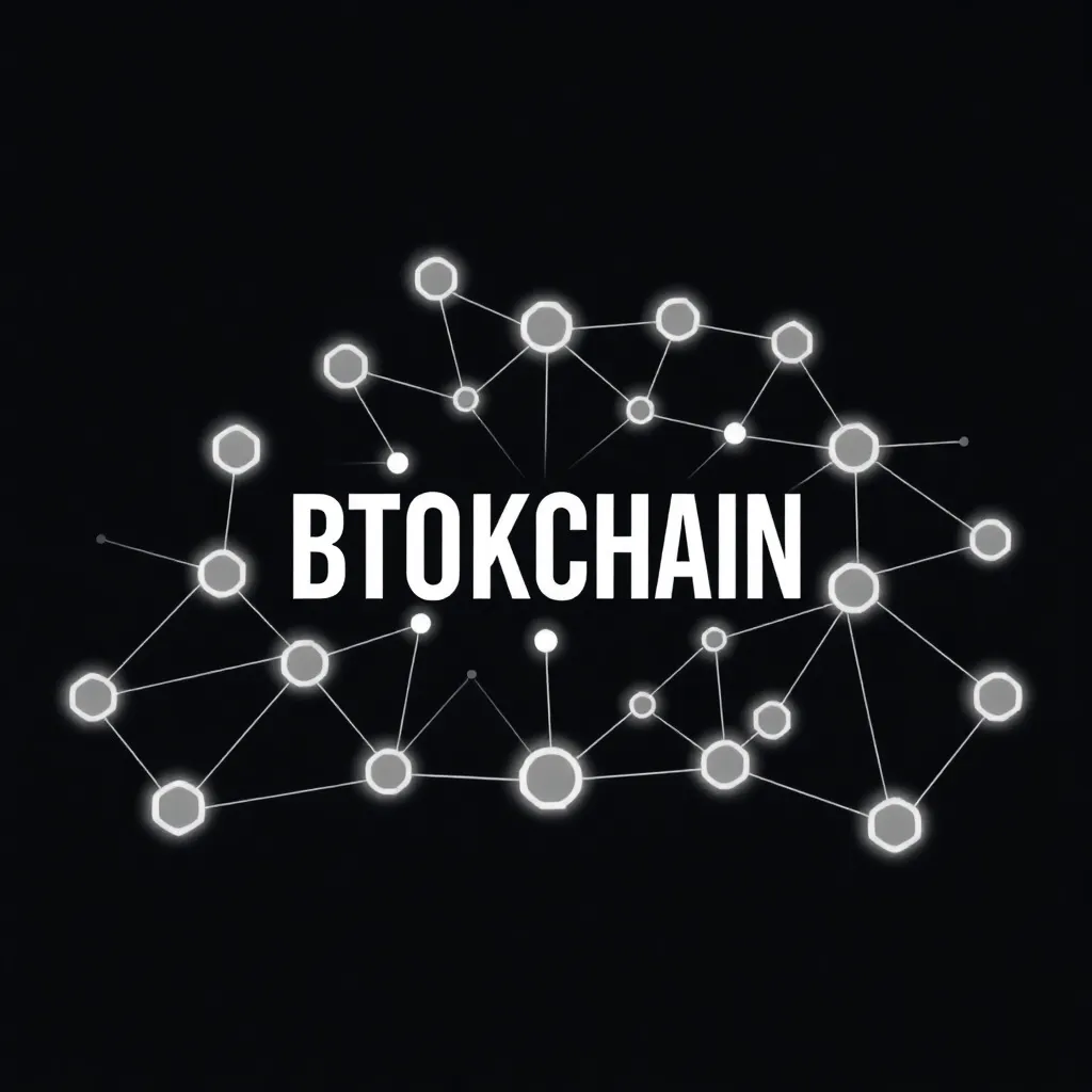 Représentation abstraite de la technologie blockchain dans l'hébergement web