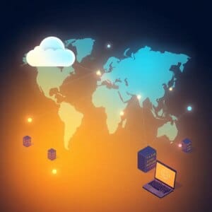 Réseau mondial de serveurs connectés constituant un réseau de diffusion de contenu