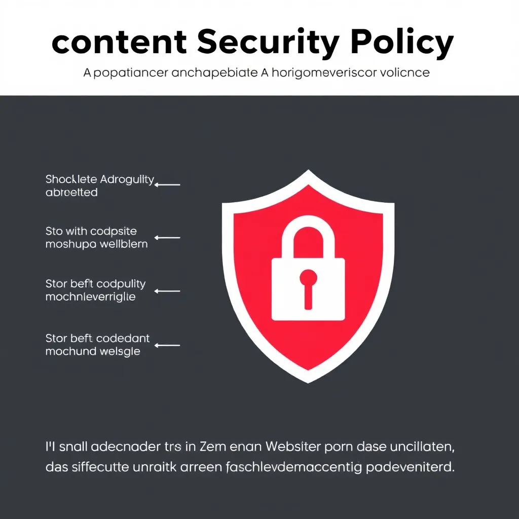 Représentation abstraite d'une politique de sécurité du contenu comme bouclier de protection pour les sites Web