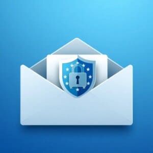 Gestion des e-mails conforme au RGPD Image symbole