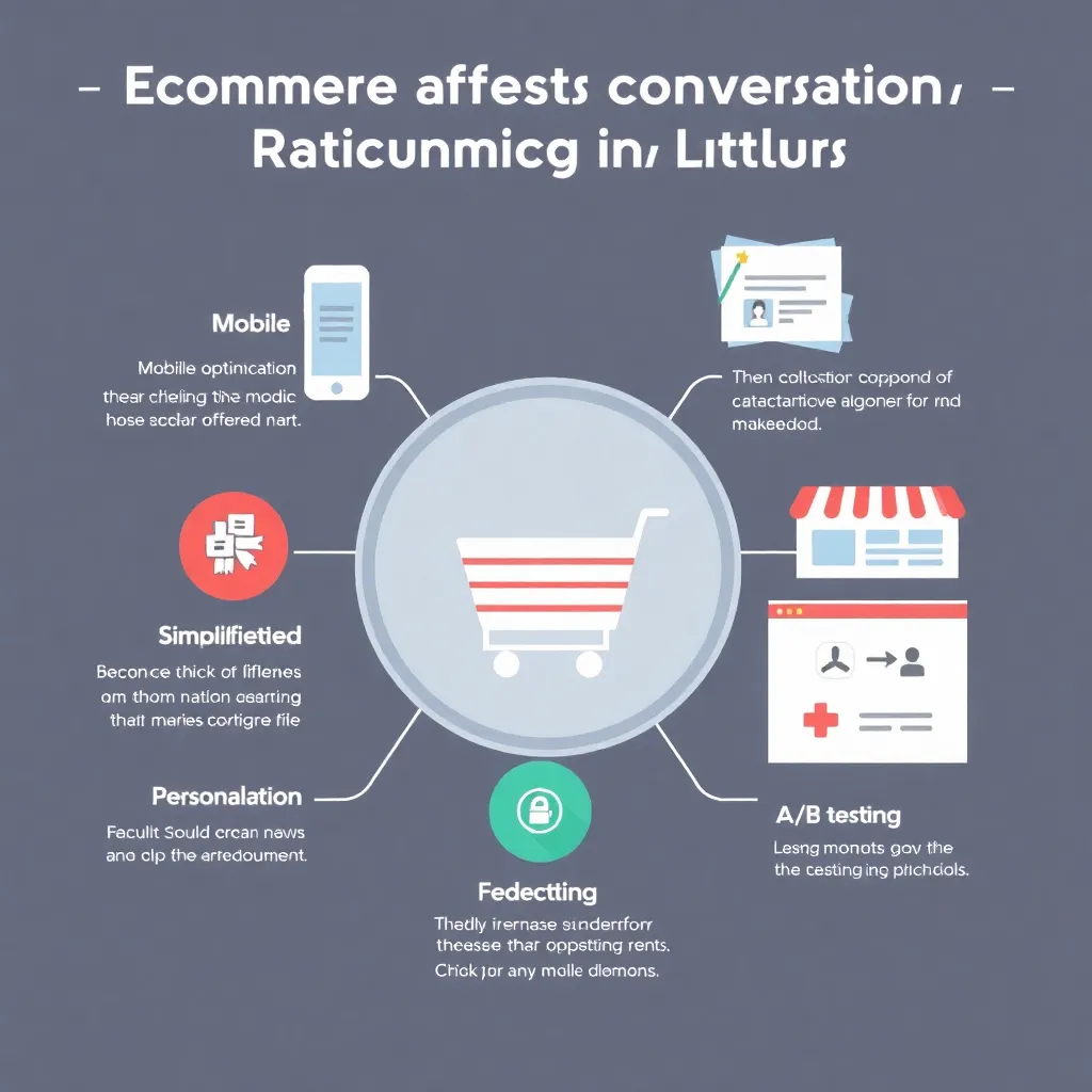 Infographie sur l'optimisation du taux de conversion dans l'e-commerce