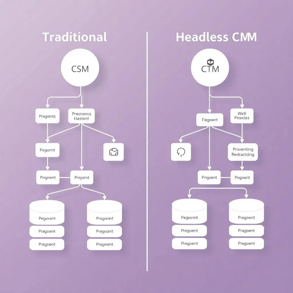 Comparaison entre CMS traditionnel et architecture headless CMS