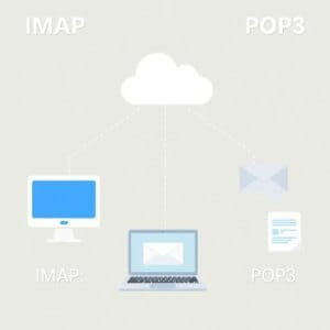 Comparaison des protocoles de messagerie IMAP et POP3 avec les appareils et les serveurs