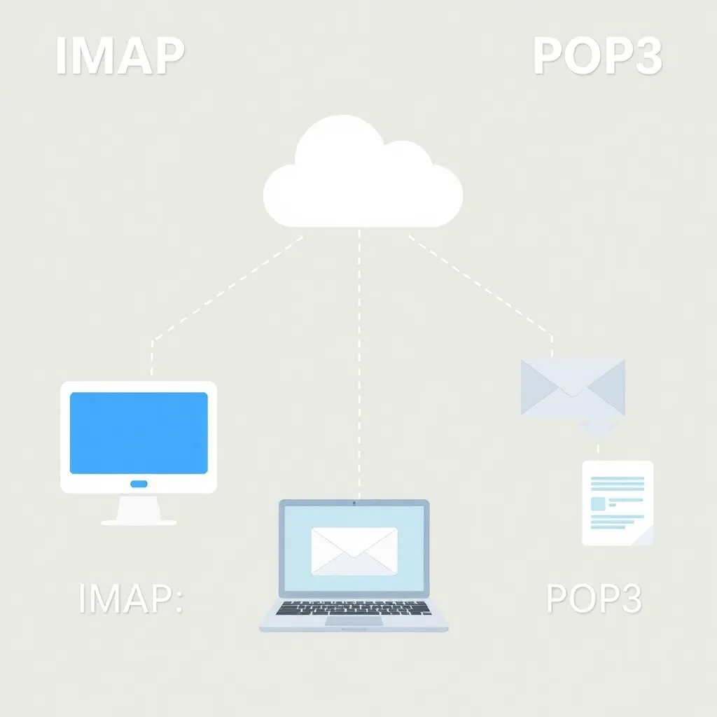 Comparaison des protocoles de messagerie IMAP et POP3 avec les appareils et les serveurs