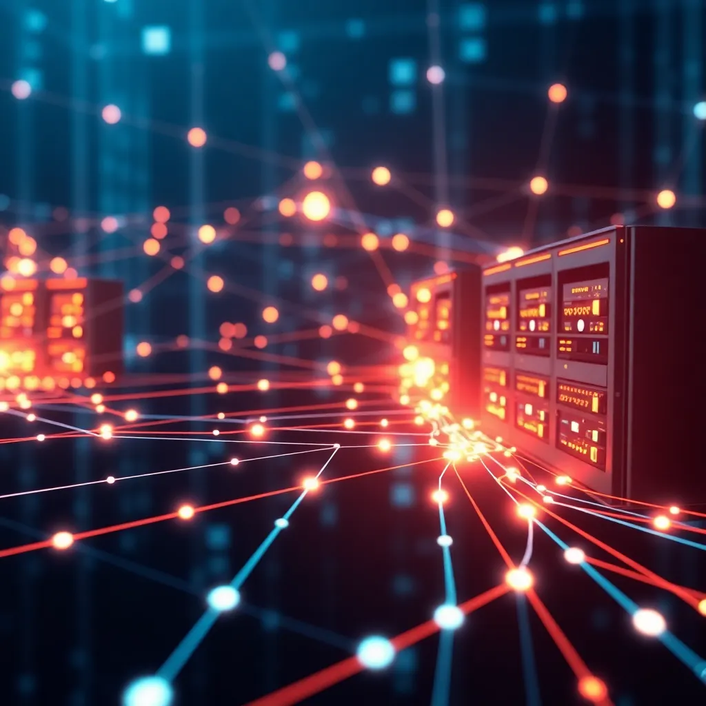 Intégration futuriste de l'IoT dans l'infrastructure d'hébergement web