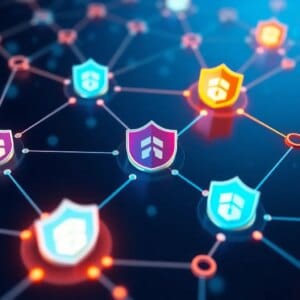Représentation abstraite de la sécurité basée sur l'IA pour l'hébergement web