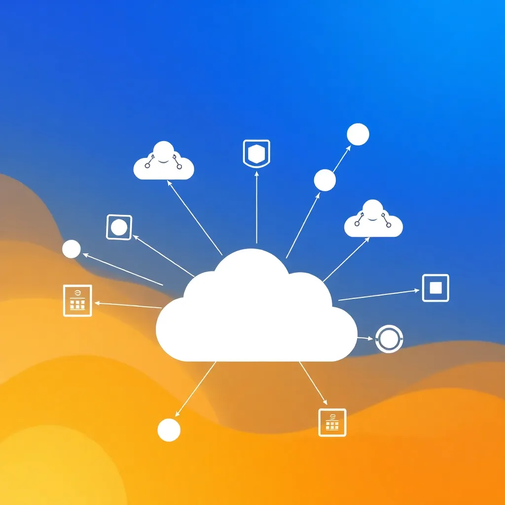 Représentation abstraite de microservices en réseau dans un environnement cloud