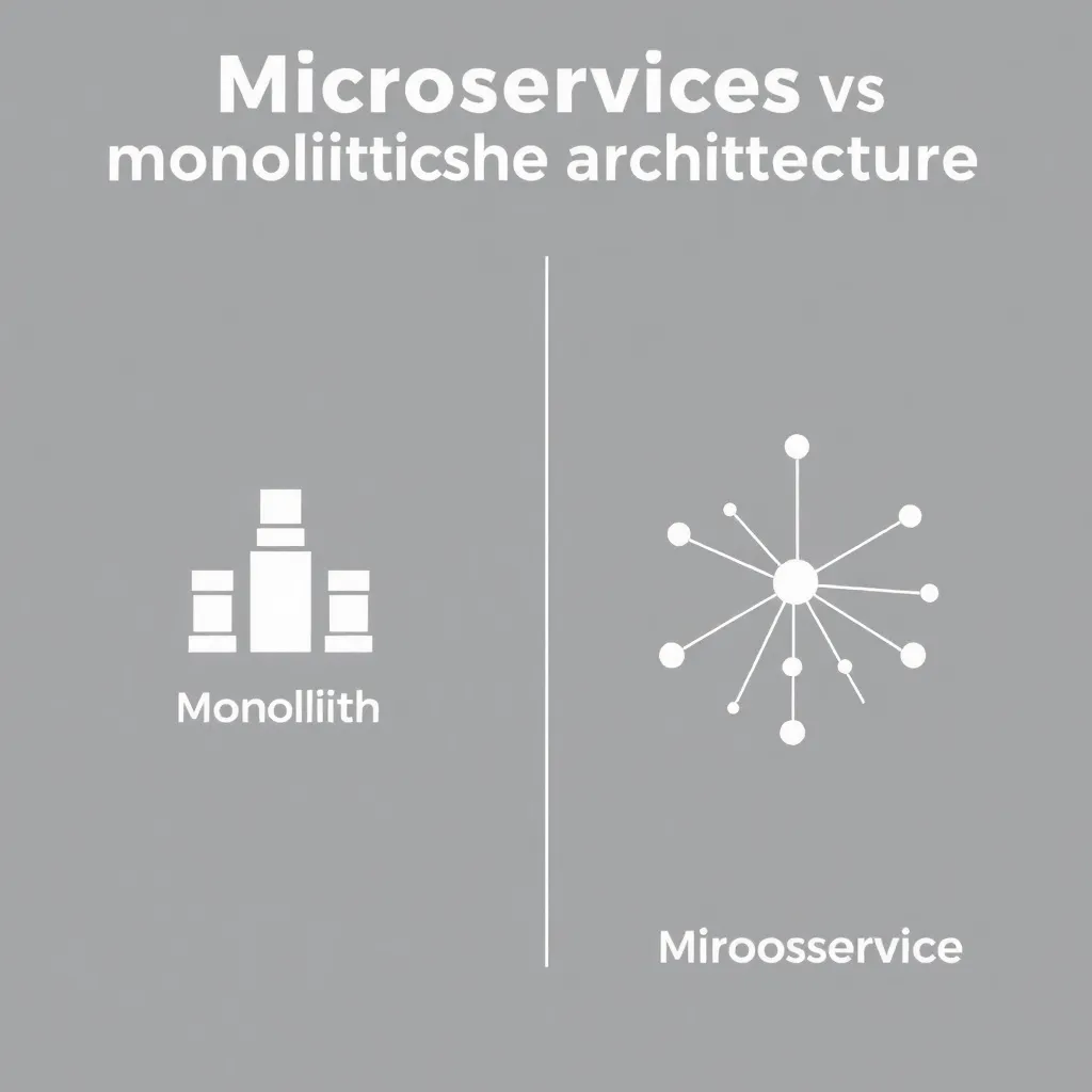 Comparaison des microservices et de l'architecture monolithique dans l'hébergement web