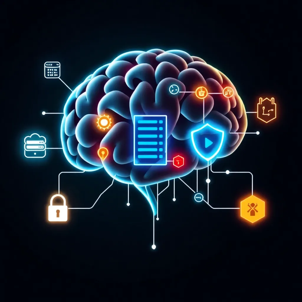 Visualisation abstraite du neuromarketing pour les pages d'atterrissage d'hébergement web