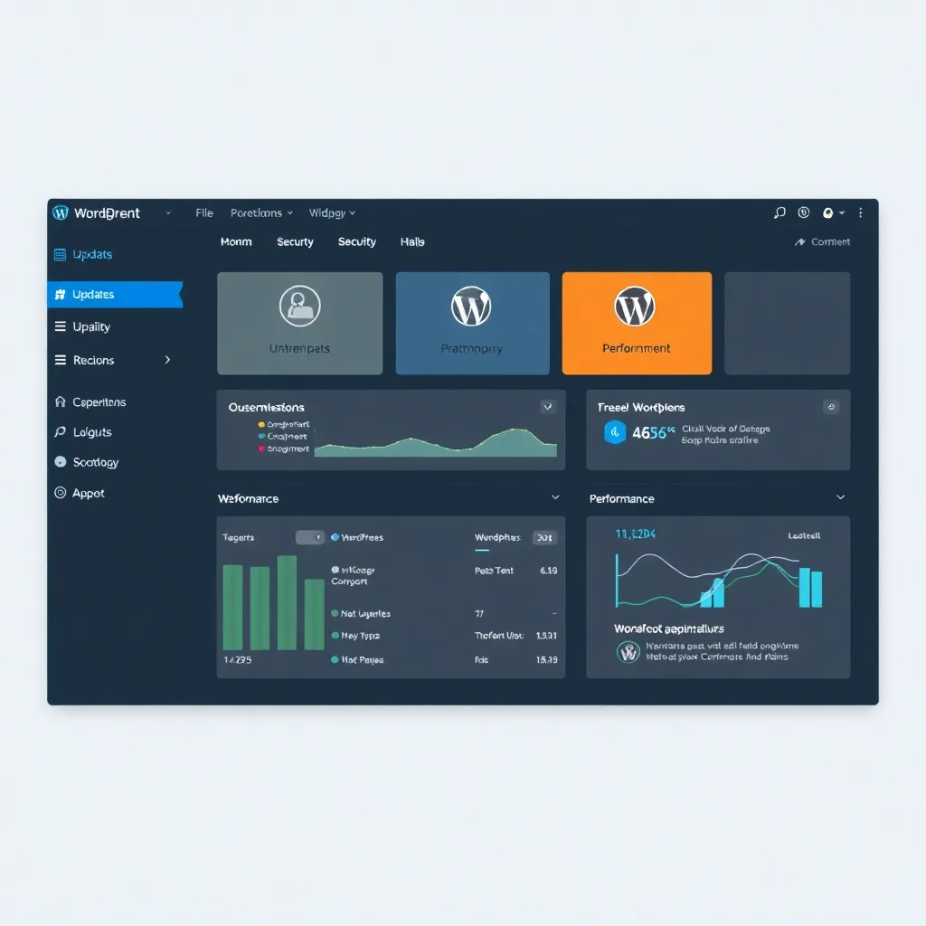 Tableau de bord Plesk WordPress Toolkit avec aperçu des fonctions