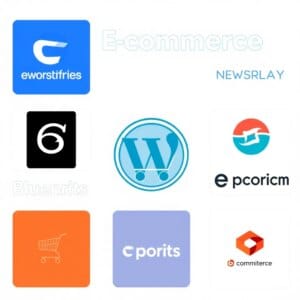Collage du Top 10 des plugins WordPress pour le e-commerce en 2025