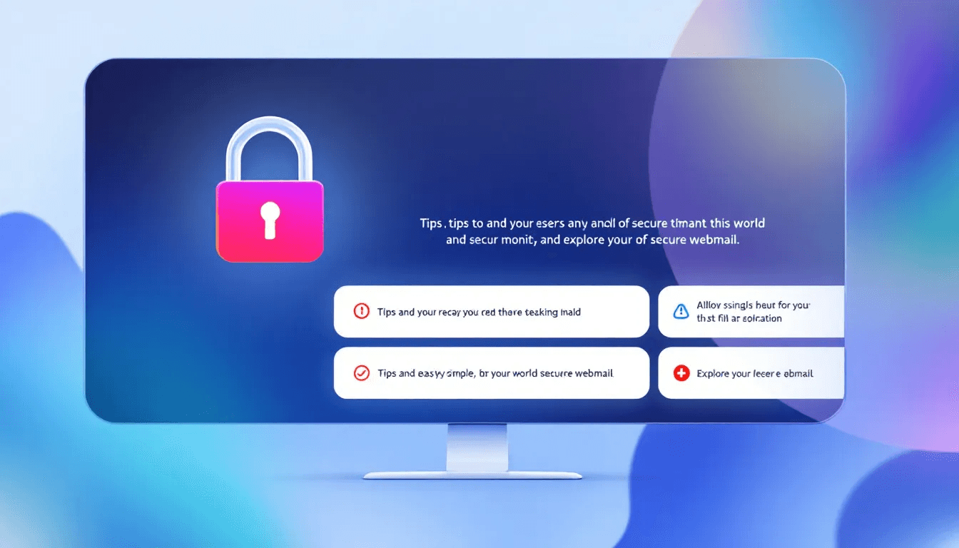Conseils de sécurité pour les utilisateurs de webmail - Avertissements et conseils sur la sécurité des mots de passe.