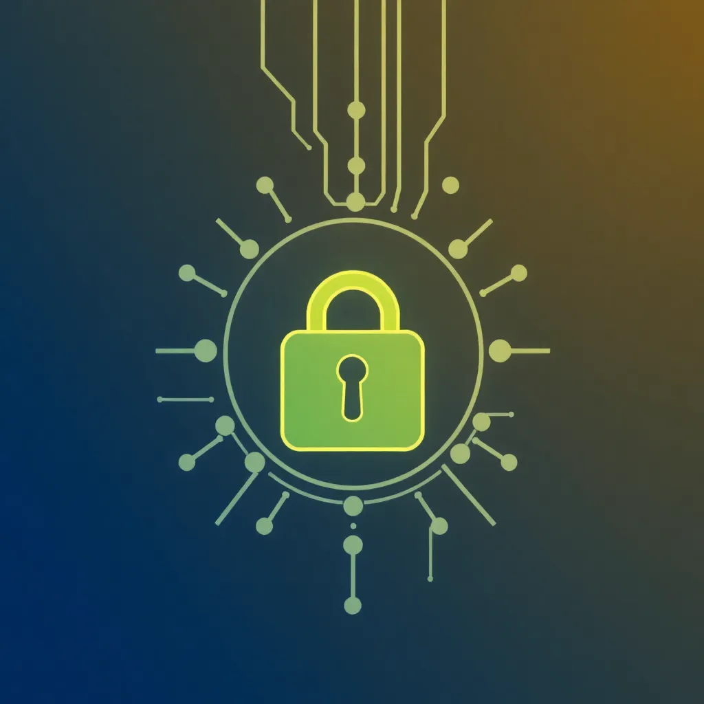 Serveur web conforme à la CCPA avec icône de protection des données.
