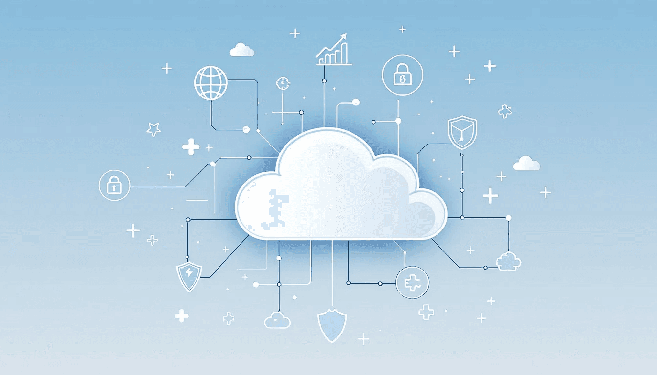 Une illustration des solutions d'hébergement basées sur le cloud pour les entreprises modernes.