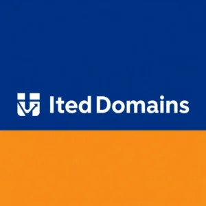 Gestion de domaines et hébergement web chez United Domains représentés par un bureau moderne avec des installations de serveurs.