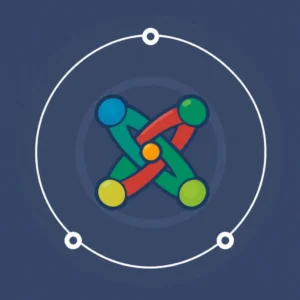Salle de serveurs moderne avec infrastructure d'hébergement web pour Joomla
