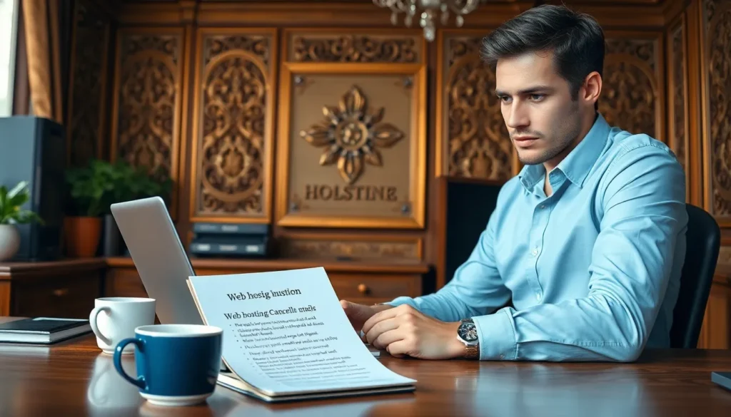 Individuel contemplant la création d'un site web avec des notes et un ordinateur portable.