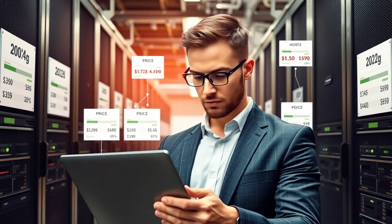 Comparaison des prix d'hébergement web 2025 - Options avantageuses