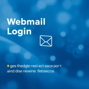Bureau photoréaliste avec ordinateur portable et fenêtre de connexion au webmail ouverte, symbole de la sécurité de la messagerie.