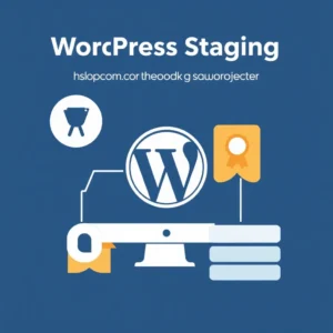 Un développeur travaille sur l'environnement de staging de WordPress
