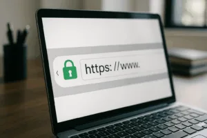 Symbole du cadenas vert pour une connexion sécurisée HTTPS dans les navigateurs modernes