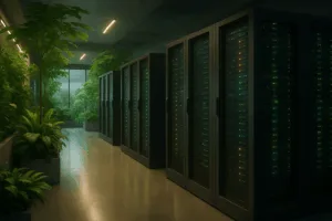 Un centre de données moderne et durable avec des serveurs innovants 2025