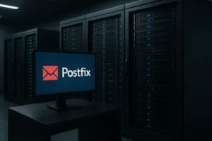 Serveur de messagerie Postfix dans un environnement de serveur moderne, mise en place informatique professionnelle