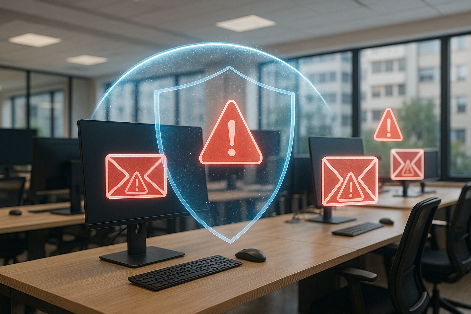 Systèmes informatiques de bureau protégés par des technologies numériques anti-spam