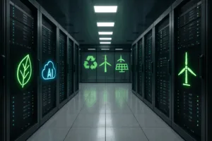 Un centre de données doté d'une technologie d'hébergement moderne et d'énergie verte
