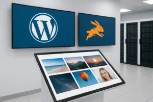 Espace serveur avec intégration de WordPress et Bunny.net en tant qu'image CDN