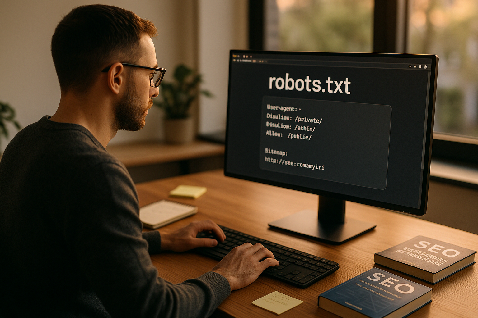 robots.txt pour le référencement avec un développeur web professionnel