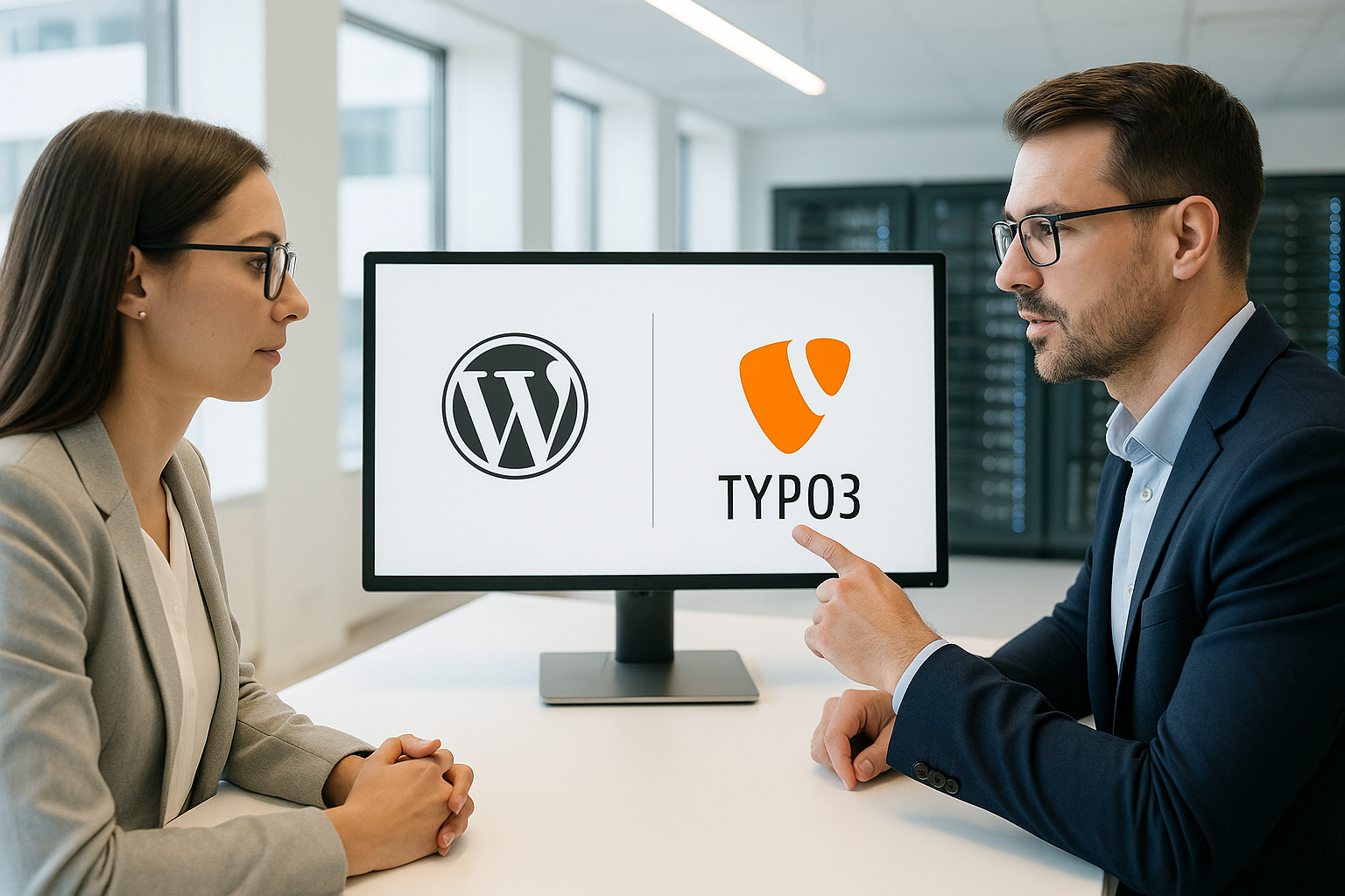 Comparaison des CMS WordPress et Typo3 pour les projets web 2025