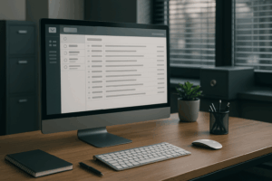 Archivage numérique légal des e-mails sur un lieu de travail moderne