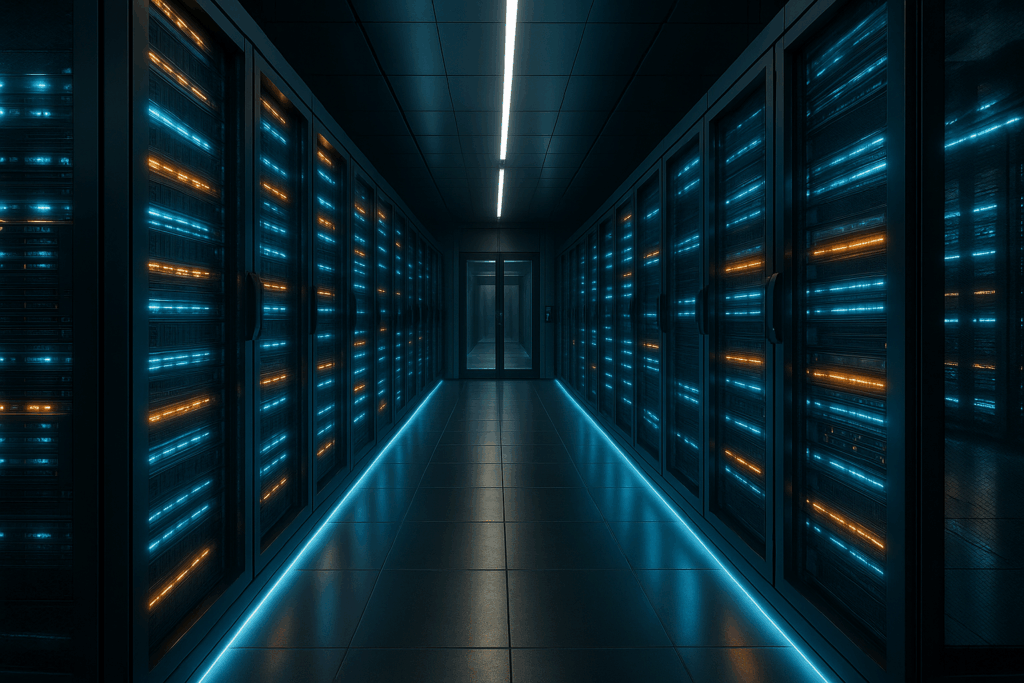 Centre de calcul allemand moderne pour un hébergement web avantageux avec des serveurs performants