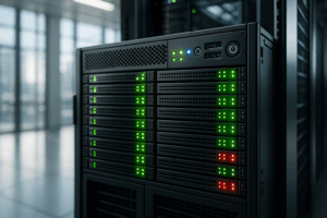 Serveur web professionnel dans un centre de calcul avec technique