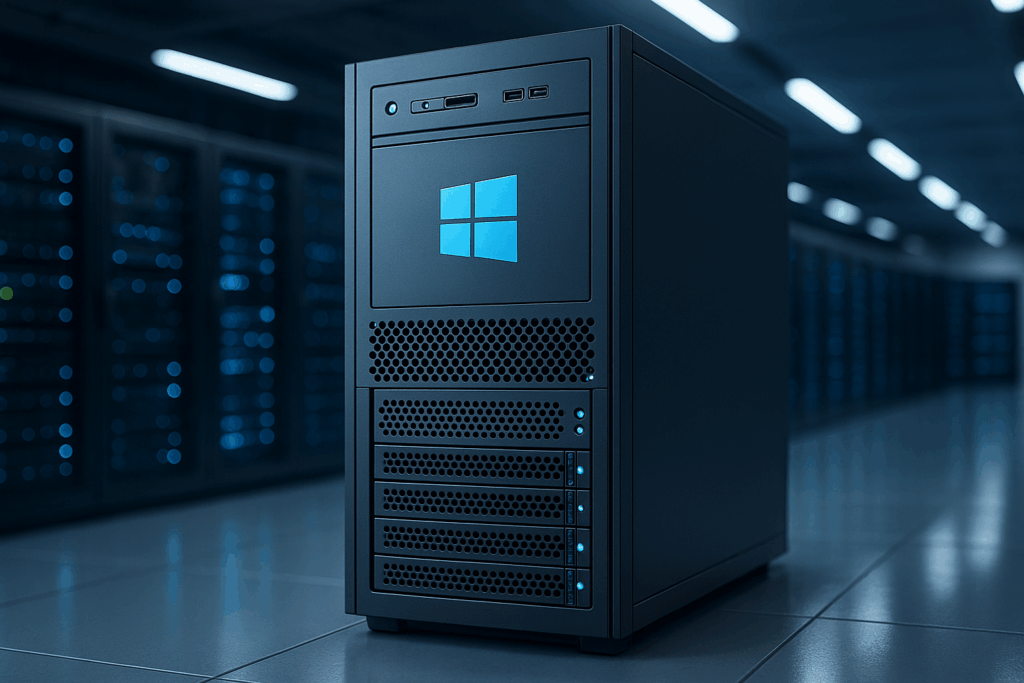 Matériel Windows Server dans un centre de données moderne