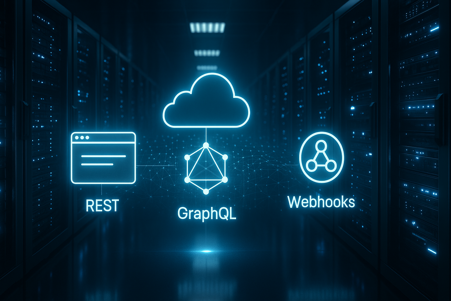 Serveur d'hébergement moderne API-First avec REST, GraphQL et Webhooks Visualisation