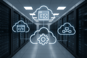 Un centre de données moderne avec une infrastructure cloud-native