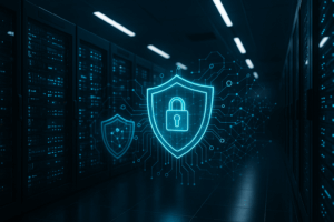 Centre de données avec bouclier numérique contre les attaques DDoS