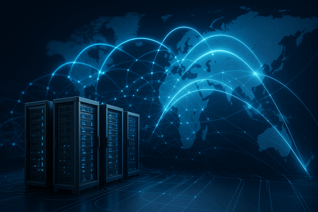 Connexions réseau mondiales pour un hébergement international