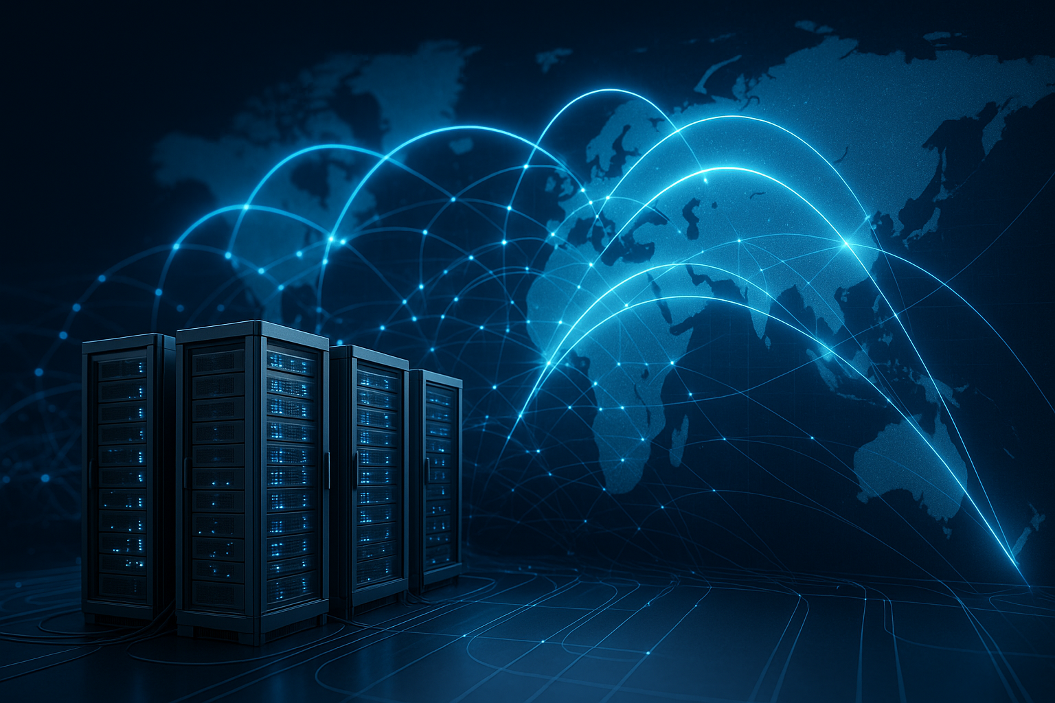 Connexions réseau mondiales pour un hébergement international